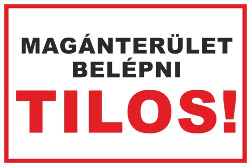 Magánterület