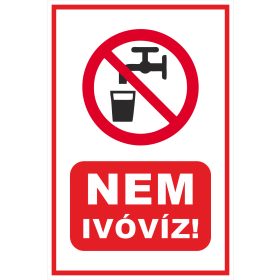 Nem ivóvíz!