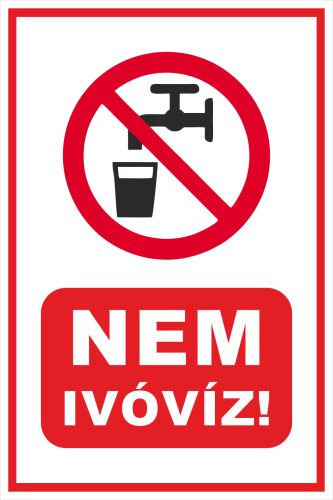 Nem ivóvíz!