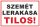 Szemét lerakása tilos